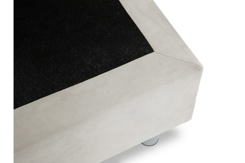 Kontinentalsäng Forenza 120x200 cm+Panel 60 cm - Vit - Komplett sängpaket