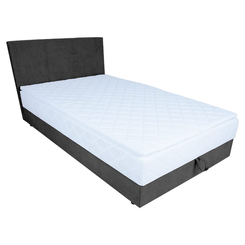 Kontinentalsäng Kalen med madrass 120x200 cm - Mörkgrå - Möbler - Säng - Kontinentalsäng