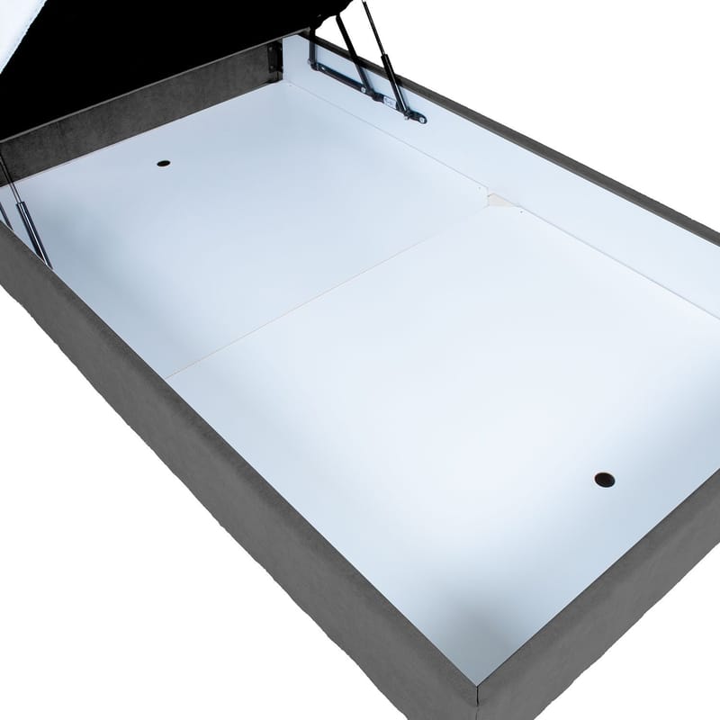 Kontinentalsäng Kalen med madrass 120x200 cm - Mörkgrå - Möbler - Säng - Kontinentalsäng