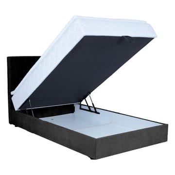 Kontinentalsäng Kalen med madrass 120x200 cm - Mörkgrå - Möbler - Säng - Kontinentalsäng