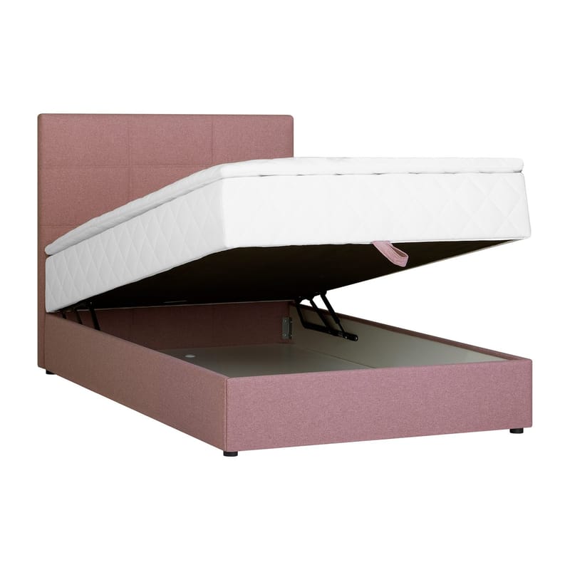 Kontinentalsäng Kalen med madrass 120x200 cm - rosa - Möbler - Säng - Kontinentalsäng