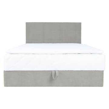 Kontinentalsäng Kalen med madrass 140x200 cm - mörkbeige - Möbler - Säng - Kontinentalsäng