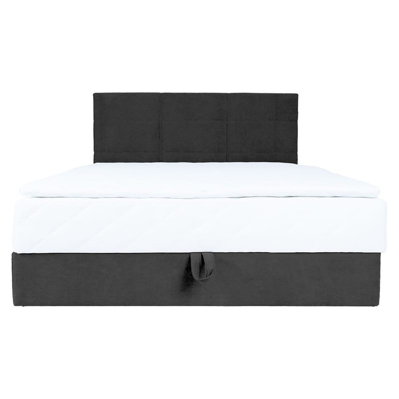 Kontinentalsäng Kalen med madrass 140x200 cm - mörkgrå - Möbler - Säng - Kontinentalsäng