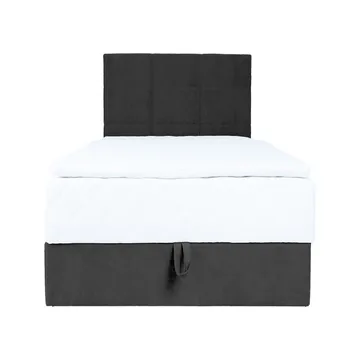 Kontinentalsäng Kalen med madrass 90x200 cm - Mörkgrå - Möbler - Säng - Kontinentalsäng