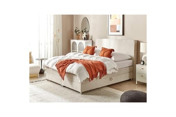 Kontinentalsäng Minister Beige-Silver, 160x200 cm - Beige-Silver, 160x200 cm - Möbler - Säng - Kontinentalsäng