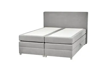 Kontinentalsäng Minister Grå-Silver, 160x200 cm - Grå-Silver, 160x200 cm - Möbler - Säng - Kontinentalsäng