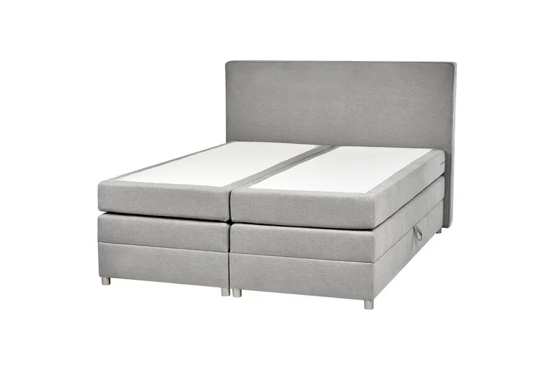 Kontinentalsäng Minister Grå-Silver, 160x200 cm - Grå-Silver, 160x200 cm - Möbler - Säng - Kontinentalsäng