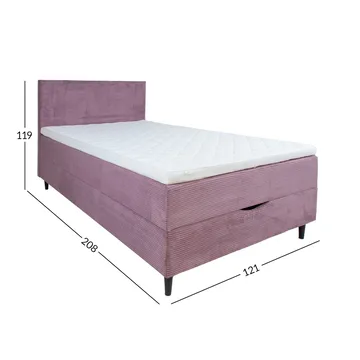 Kontinentalsäng Odviks 120x200 cm - Rosa - Möbler - Säng - Kontinentalsäng