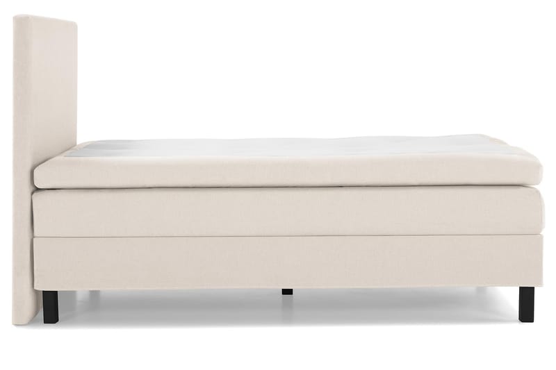 Kontinentalsäng Olivia 120x200 Polyeter - Beige - Kontinentalsäng - Komplett sängpaket