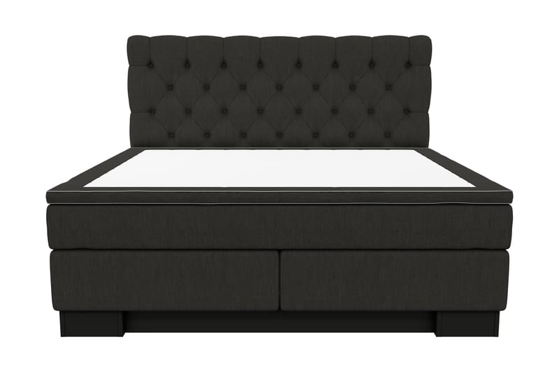 Kontinentalsäng Romance Lyx 160x200 Svart - Kontinentalsäng