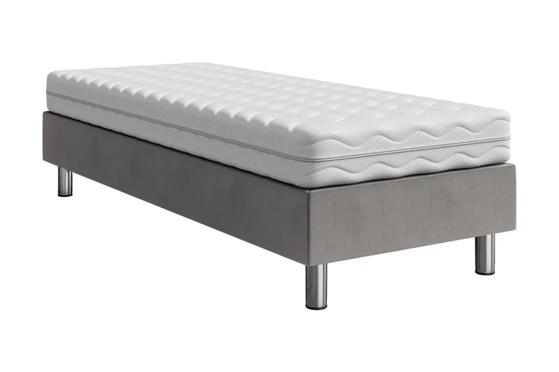 Adeliza Kontinentalsäng 90x200 cm - Grå - Möbler - Säng - Kontinentalsäng