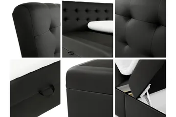 Alvik Kontinentalsäng 200x200 - Grå - Möbler - Säng - Kontinentalsäng