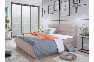 Alvito Kontinentalsäng 180x200 cm med Sänggavel - Rosa - Möbler - Säng - Kontinentalsäng
