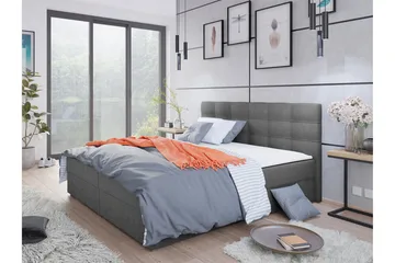 Alvito Kontinentalsäng 180x200 cm med Sänggavel - Rosa - Möbler - Säng - Kontinentalsäng