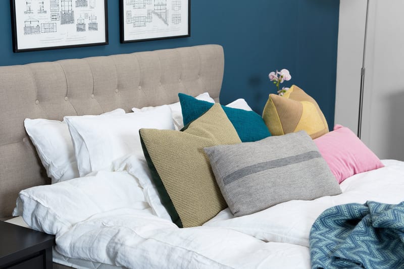 Bed Deluxe Komplett Sängpaket180x200 cm - Beige - Möbler - Säng - Kontinentalsäng