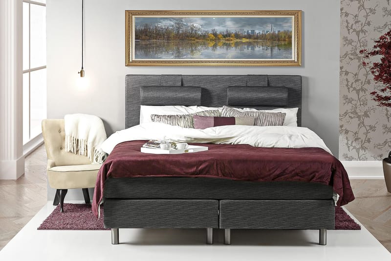 Belinda Kontinentalsäng 180x200 Ancona - Ancona Grå - Möbler - Säng - Kontinentalsäng