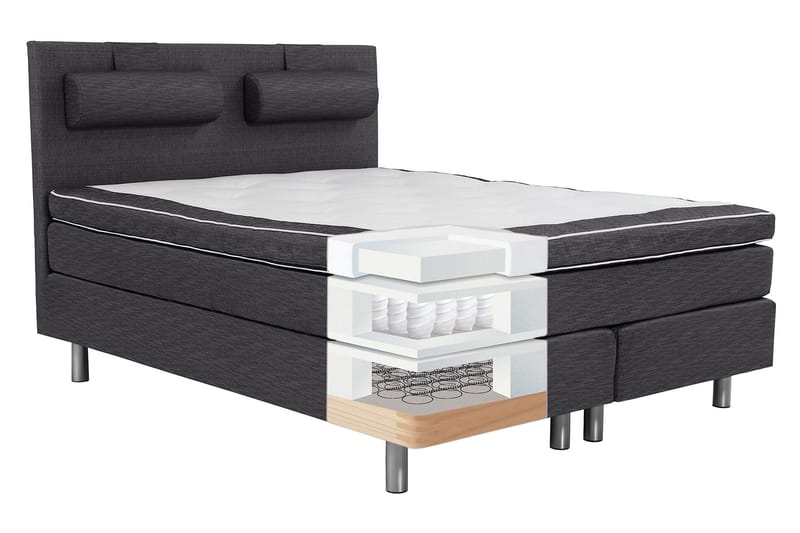 Belinda Kontinentalsäng 180x200 Ancona - Ancona Grå - Möbler - Säng - Kontinentalsäng