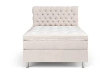 Celine Sängpaket 120x200 cm - Beige/Sammet - Möbler - Säng - Kontinentalsäng