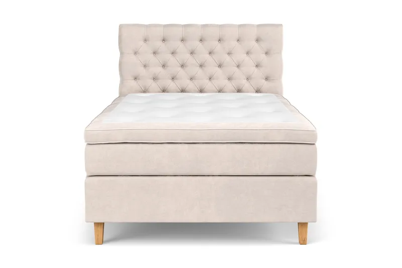 Celine Sängpaket 120x200 cm - Beige/Sammet - Möbler - Säng - Kontinentalsäng