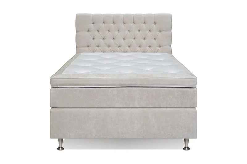 Celine Sängpaket 120x200 cm, Beige/Sammet