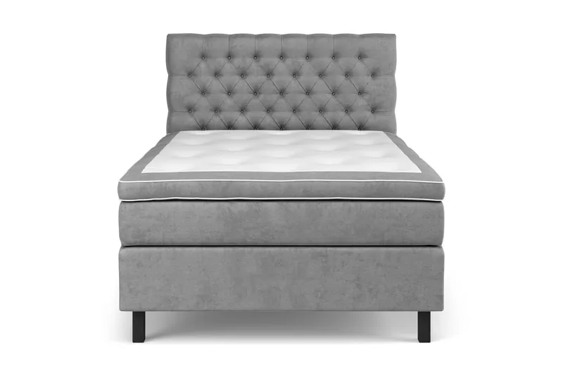 Celine Sängpaket 120x200 cm, Grå/Sammet