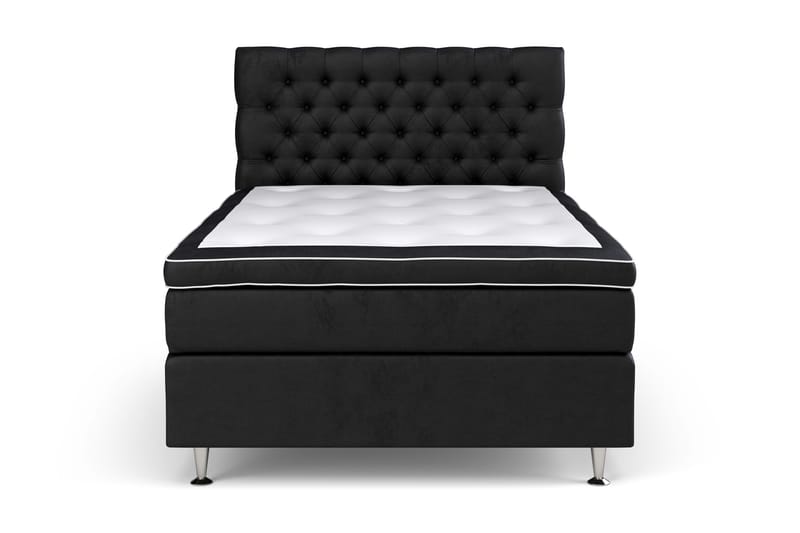 Celine Sängpaket 140x200cm, Svart/Sammet