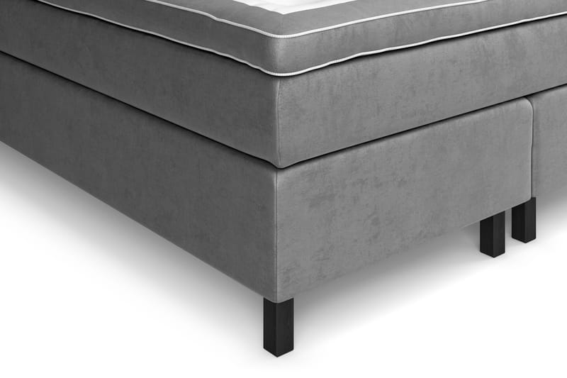 Celine Sängpaket 160x200cm - Grå/Sammet - Möbler - Säng - Kontinentalsäng