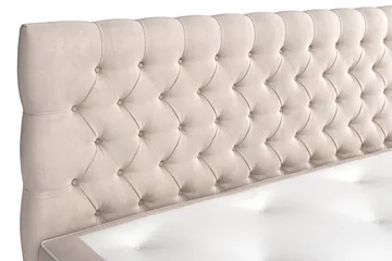 Celine Sängpaket 180x200 cm - Beige/Sammet - Möbler - Säng - Kontinentalsäng