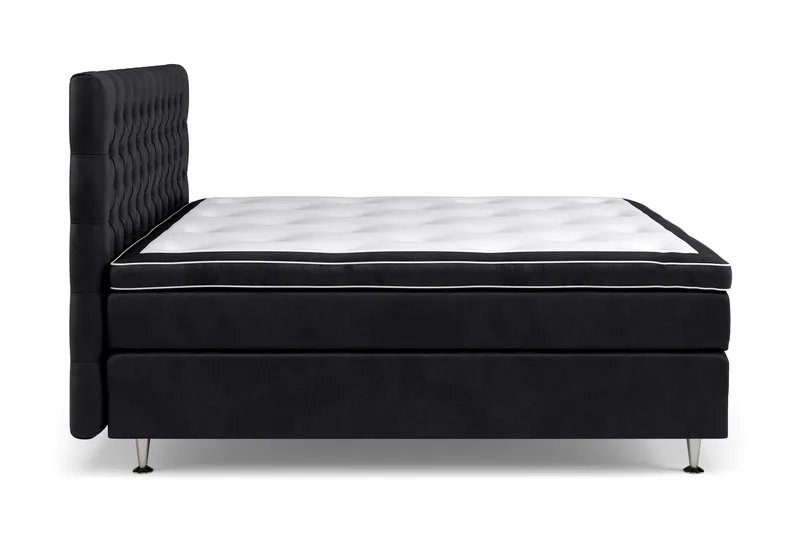 Celine Sängpaket 180x200 cm - Svart/Sammet - Möbler - Säng - Kontinentalsäng