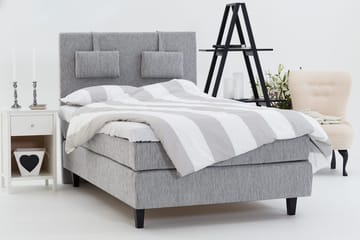 Charleston 140 Kontinentalsäng - Ljusgrå - Möbler - Säng - Kontinentalsäng