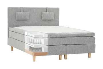 Charleston Kontinentalsäng 120 - Ljusgrå - Möbler - Säng - Enkelsäng