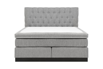 Charleston Kontinentalsäng 160x200 Fast Polyeterskum - Ljusgrå - Möbler - Säng - Kontinentalsäng