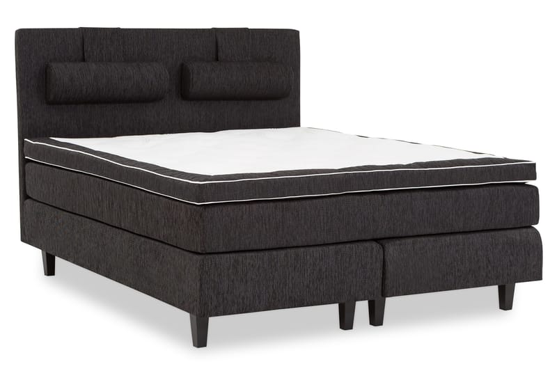 Charleston Kontinentalsäng 180x200 Fast Polyeterskum - Svart - Möbler - Säng - Kontinentalsäng