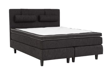 Charleston Kontinentalsäng 180x200 Fast Polyeterskum - Svart - Möbler - Säng - Kontinentalsäng