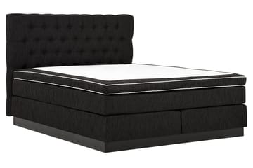 Charleston Kontinentalsäng 180x200 Fast Polyeterskum - Svart - Möbler - Säng - Kontinentalsäng
