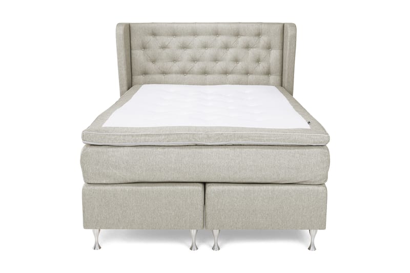 Cloud Komplett Sängpaket 140x200, Med Sidor Beige/Vit