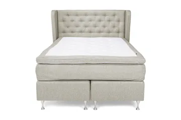 Cloud Komplett Sängpaket 140x200 - Med Sidor Beige/Vit - Möbler - Säng - Kontinentalsäng