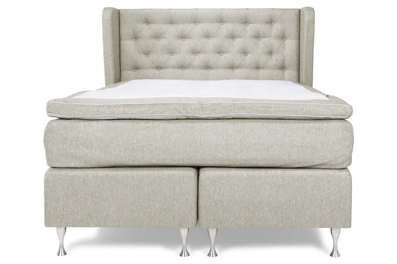 Cloud Komplett Sängpaket 140x200 - Med Sidor Beige/Vit - Möbler - Säng - Kontinentalsäng