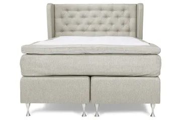 Cloud Komplett Sängpaket 140x200 - Med Sidor Beige/Vit - Möbler - Säng - Kontinentalsäng