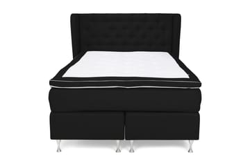 Cloud Komplett Sängpaket 140x200 - Med Sidor Svart/Vit - Möbler - Säng - Kontinentalsäng