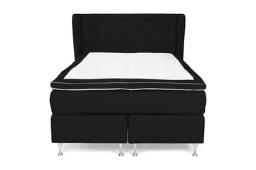 Cloud Komplett Sängpaket 140x200 - Med Sidor Svart/Vit - Möbler - Säng - Kontinentalsäng