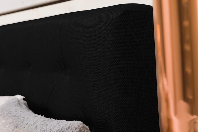 Cloud Komplett Sängpaket 140x200 - Med Sidor Svart/Vit - Möbler - Säng - Kontinentalsäng