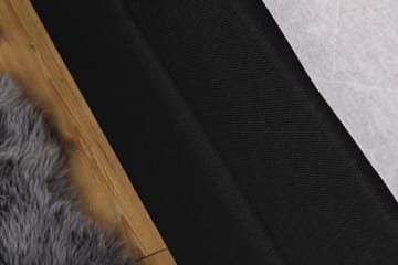 Cloud Komplett Sängpaket 140x200 - Med Sidor Svart/Vit - Möbler - Säng - Kontinentalsäng