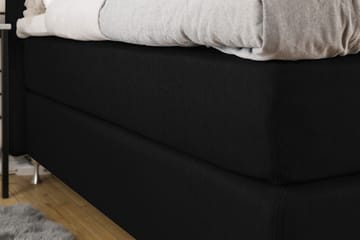 Cloud Komplett Sängpaket 140x200 - Med Sidor Svart/Vit - Möbler - Säng - Kontinentalsäng