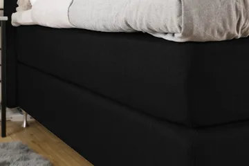 Cloud Komplett Sängpaket 140x200 - Med Sidor Svart/Vit - Möbler - Säng - Kontinentalsäng