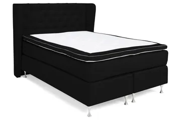Cloud Komplett Sängpaket 140x200 - Med Sidor Svart/Vit - Möbler - Säng - Kontinentalsäng
