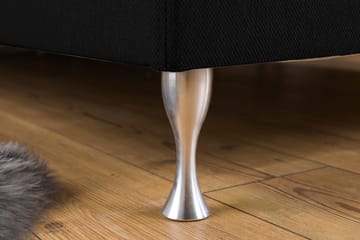 Cloud Komplett Sängpaket 140x200 - Med Sidor Svart/Vit - Möbler - Säng - Kontinentalsäng