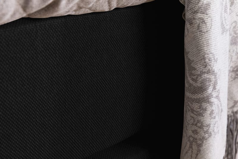 Cloud Komplett Sängpaket 140x200 - Med Sidor Svart/Vit - Möbler - Säng - Kontinentalsäng