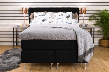 Cloud Komplett Sängpaket 140x200 - Svart/Vit - Möbler - Säng - Kontinentalsäng