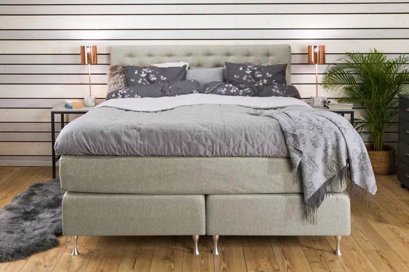 Cloud Komplett Sängpaket 160x200 - Beige - Möbler - Säng - Kontinentalsäng